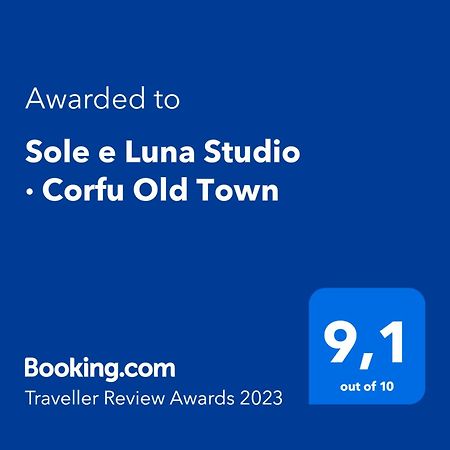 Sole E Luna Studio - Corfu Old Town Extérieur photo